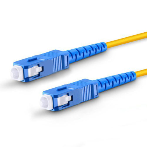 sc upc to sc upc simplex single mode pvc ofnr fiber optic patch cable cord